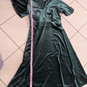 Old Navy Emerald Green Velvet Dress Top